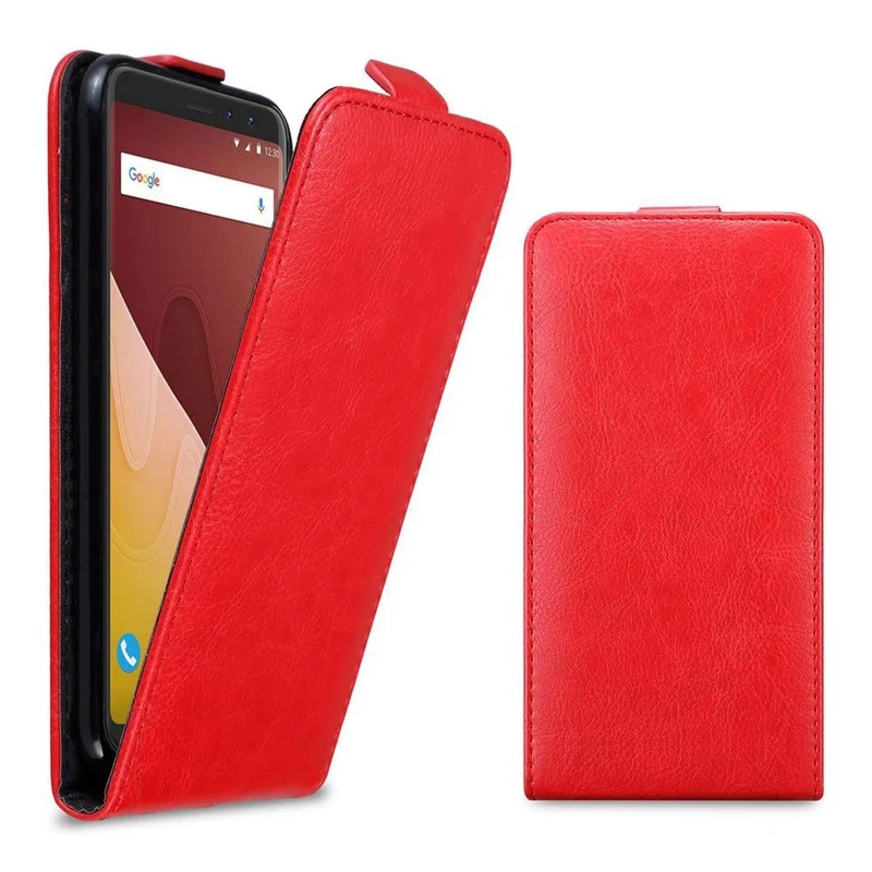 Cadorabo Hülle kompatibel mit WIKO VIEW PRIME Schutzhülle im Flip Design mit Magnetverschluss