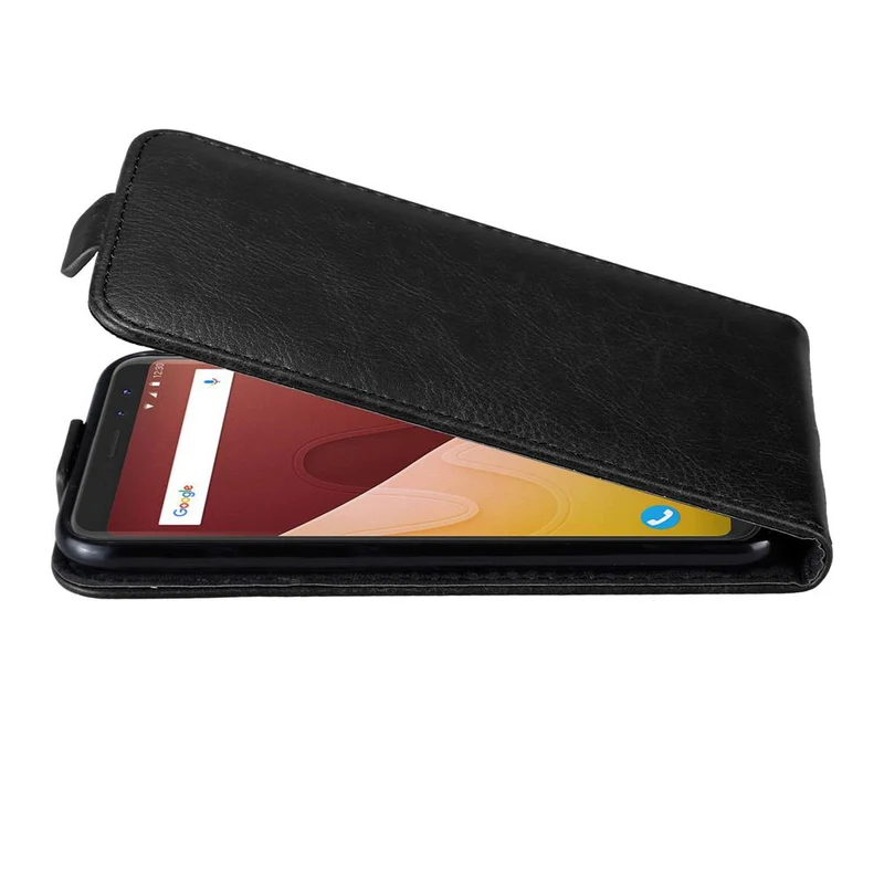 Cadorabo Hülle kompatibel mit WIKO VIEW PRIME Schutzhülle im Flip Design mit Magnetverschluss