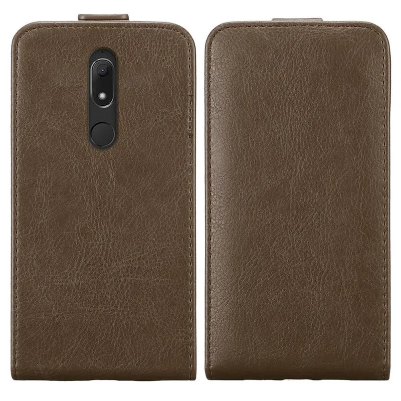 Cadorabo Hülle kompatibel mit WIKO VIEW PRIME Schutzhülle im Flip Design mit Magnetverschluss