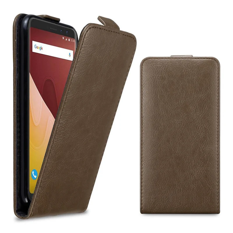 Cadorabo Hülle kompatibel mit WIKO VIEW PRIME Schutzhülle im Flip Design mit Magnetverschluss