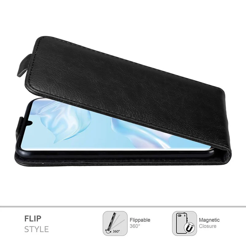 Cadorabo Hülle kompatibel mit Huawei P30 PRO Schutzhülle im Flip Design mit Magnetverschluss