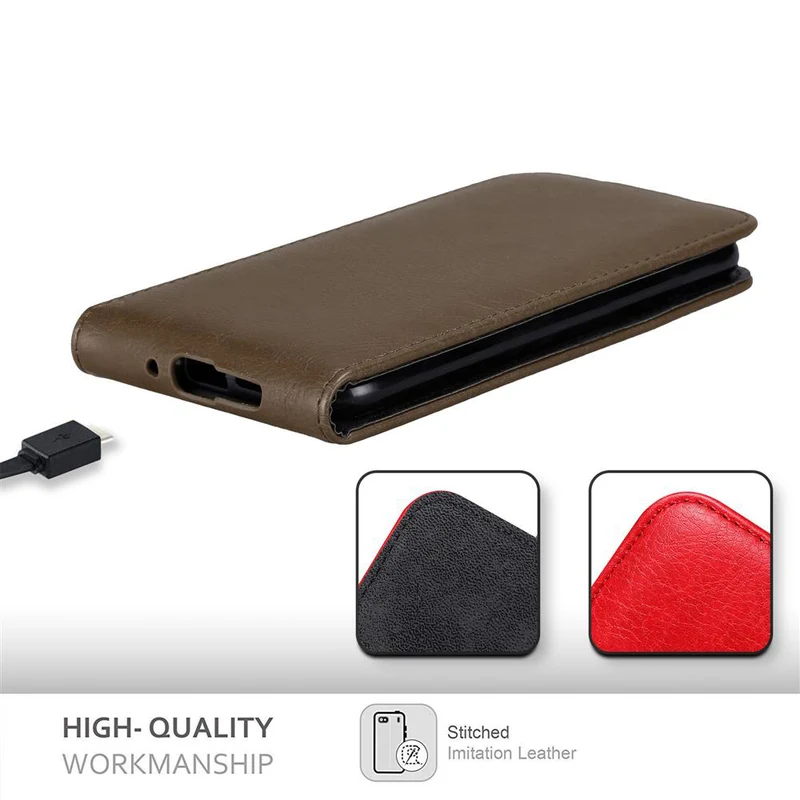 Cadorabo Hülle kompatibel mit Huawei P30 PRO Schutzhülle im Flip Design mit Magnetverschluss
