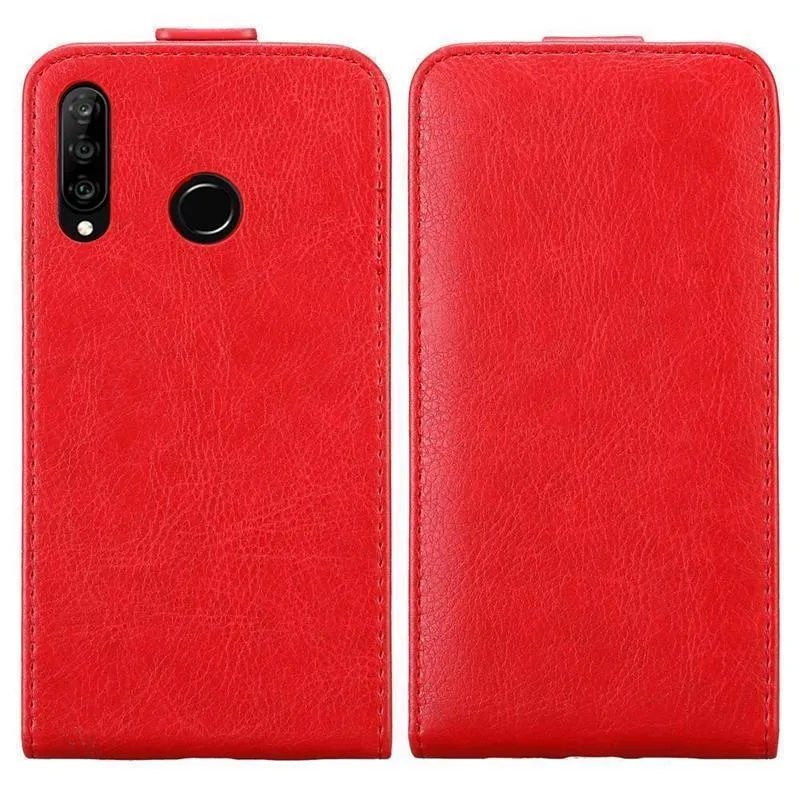 Cadorabo Hülle kompatibel mit Huawei P30 LITE Schutzhülle im Flip Design mit Magnetverschluss