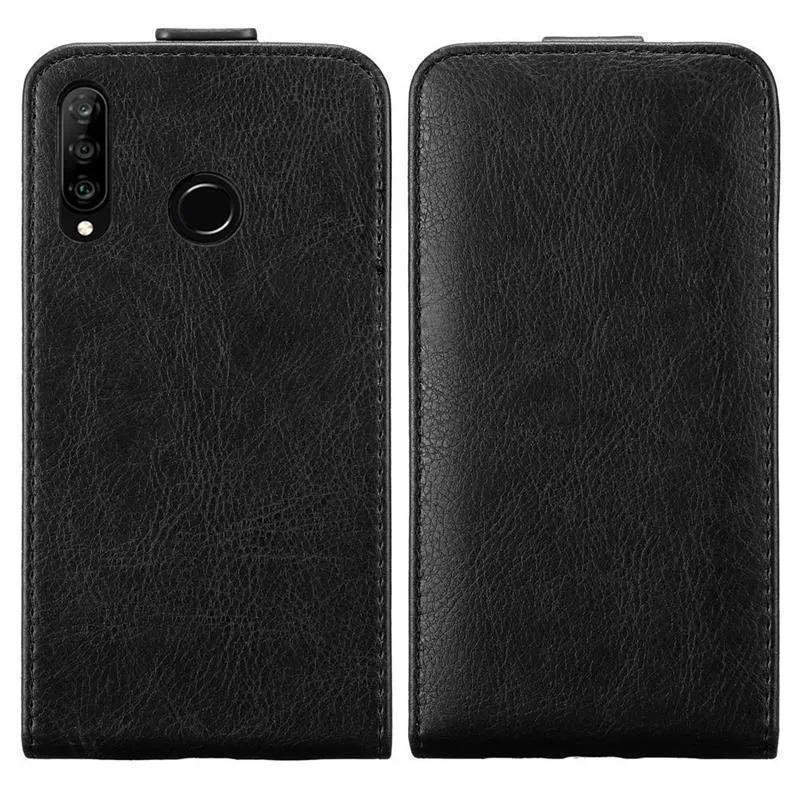 Cadorabo Hülle kompatibel mit Huawei P30 LITE Schutzhülle im Flip Design mit Magnetverschluss