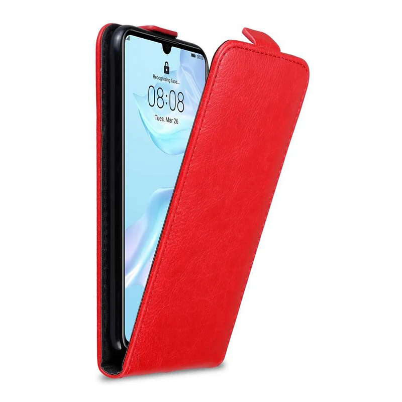 Cadorabo Hülle kompatibel mit Huawei P30 Schutzhülle im Flip Design mit Magnetverschluss