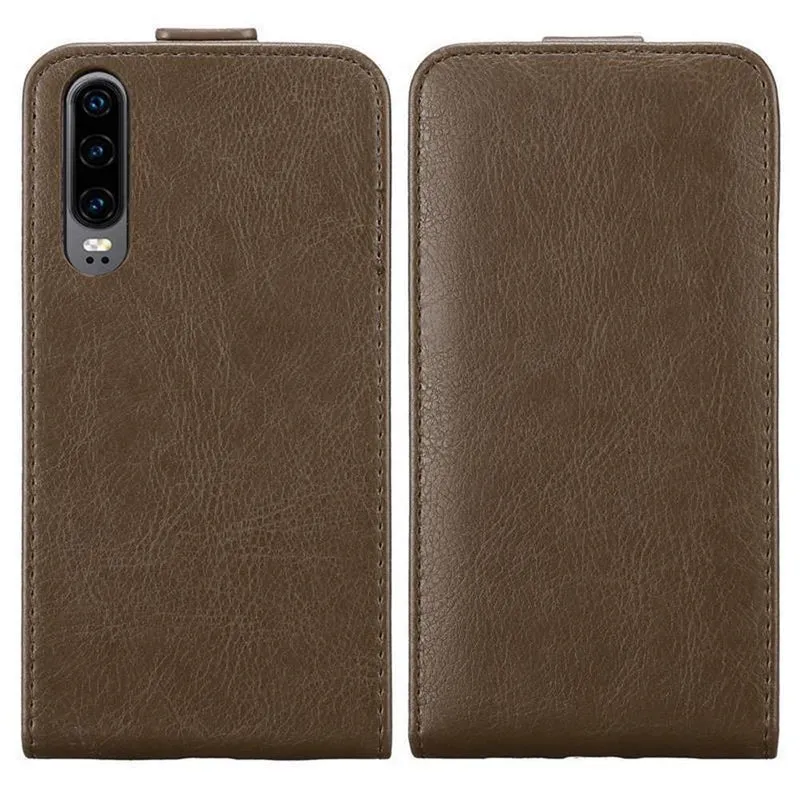 Cadorabo Hülle kompatibel mit Huawei P30 Schutzhülle im Flip Design mit Magnetverschluss