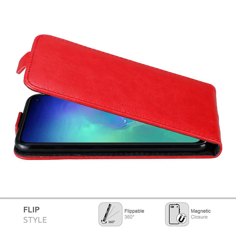 Cadorabo Hülle kompatibel mit Samsung Galaxy S10e Schutzhülle im Flip Design mit Magnetverschluss