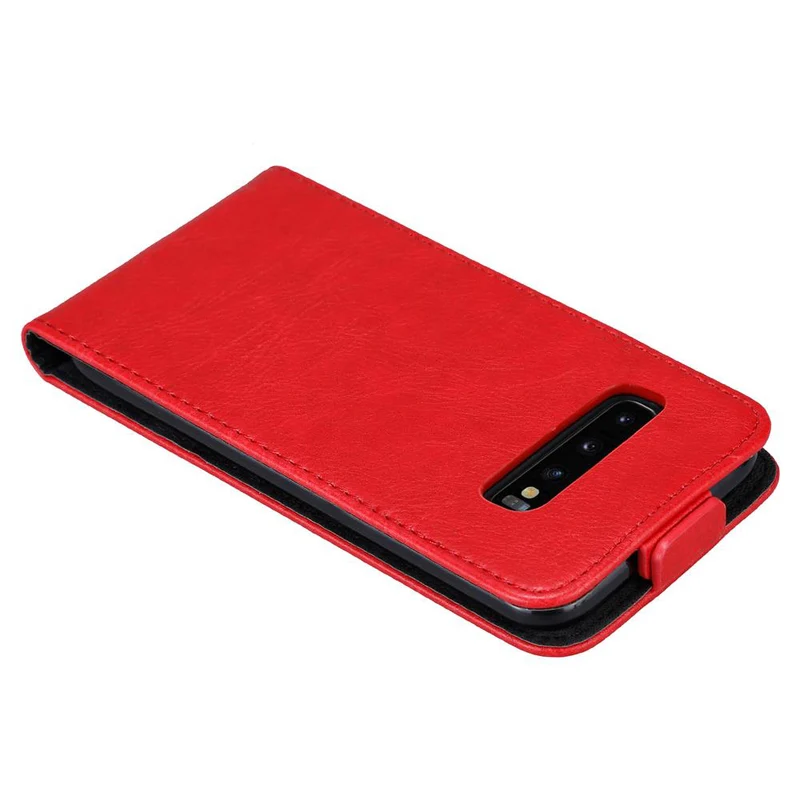 Cadorabo Hülle kompatibel mit Samsung Galaxy S10 PLUS Schutzhülle im Flip Design mit Magnetverschluss