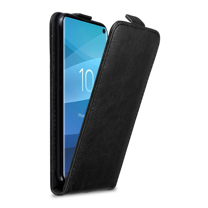 Cadorabo Hülle kompatibel mit Samsung Galaxy S10 4G Schutzhülle im Flip Design mit Magnetverschluss