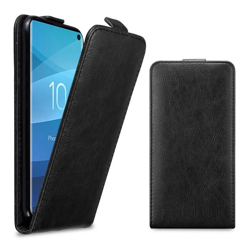 Cadorabo Hülle kompatibel mit Samsung Galaxy S10 4G Schutzhülle im Flip Design mit Magnetverschluss