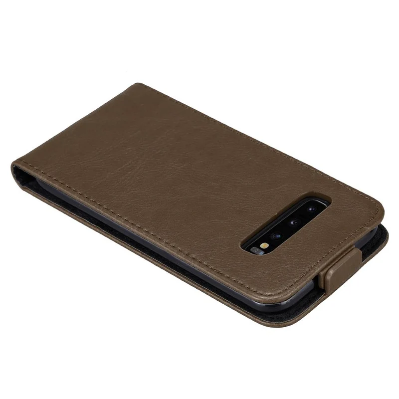 Cadorabo Hülle kompatibel mit Samsung Galaxy S10 4G Schutzhülle im Flip Design mit Magnetverschluss