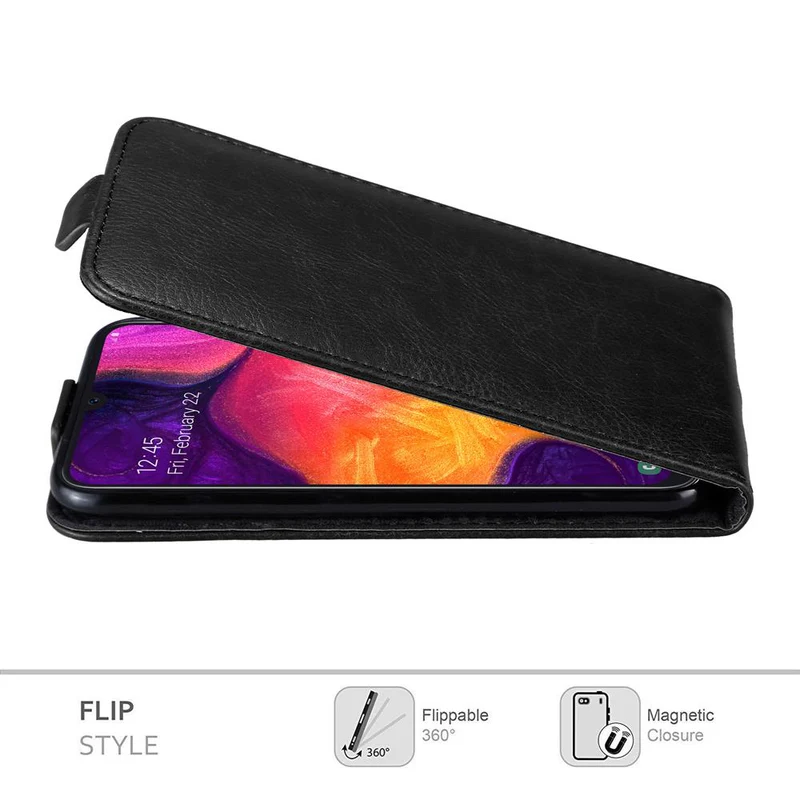 Cadorabo Hülle kompatibel mit Samsung Galaxy A50 4G / A50s / A30s Schutzhülle im Flip Design mit Magnetverschluss