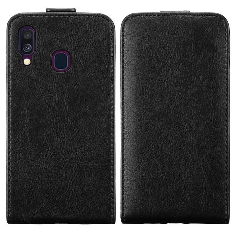 Cadorabo Hülle kompatibel mit Samsung Galaxy A40 Schutzhülle im Flip Design mit Magnetverschluss
