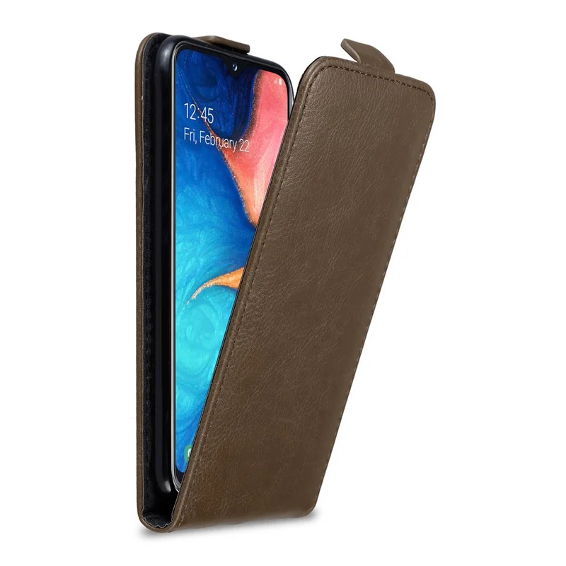 Cadorabo Hülle kompatibel mit Samsung Galaxy A10e / A20e Schutzhülle im Flip Design mit Magnetverschluss
