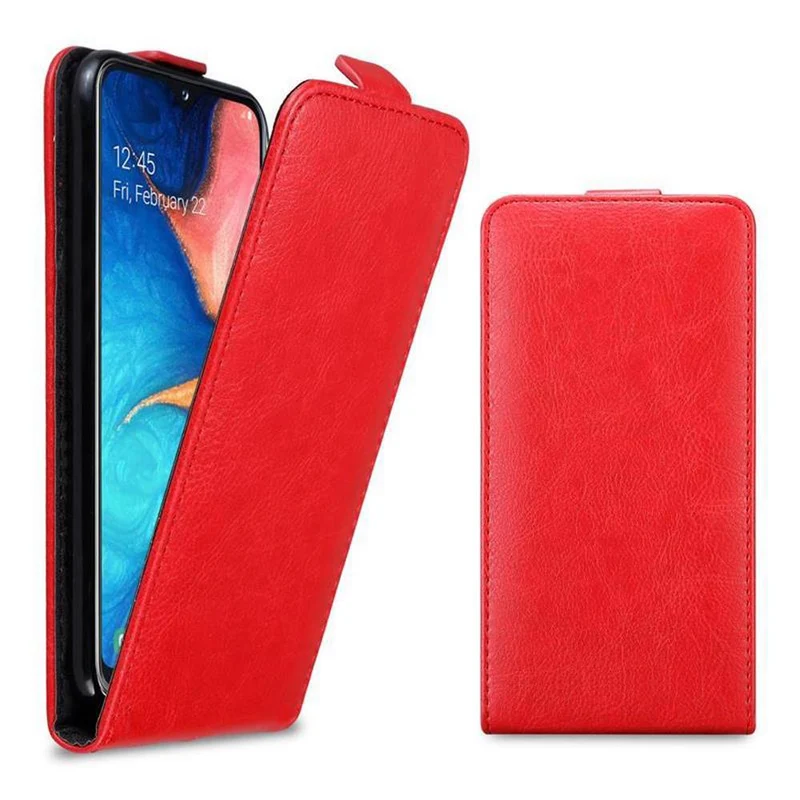 Cadorabo Hülle kompatibel mit Samsung Galaxy A10e / A20e Schutzhülle im Flip Design mit Magnetverschluss