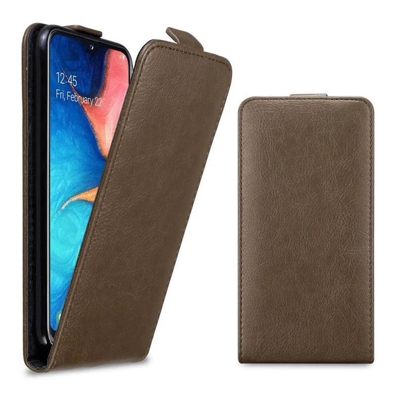 Cadorabo Hülle kompatibel mit Samsung Galaxy A10e / A20e Schutzhülle im Flip Design mit Magnetverschluss