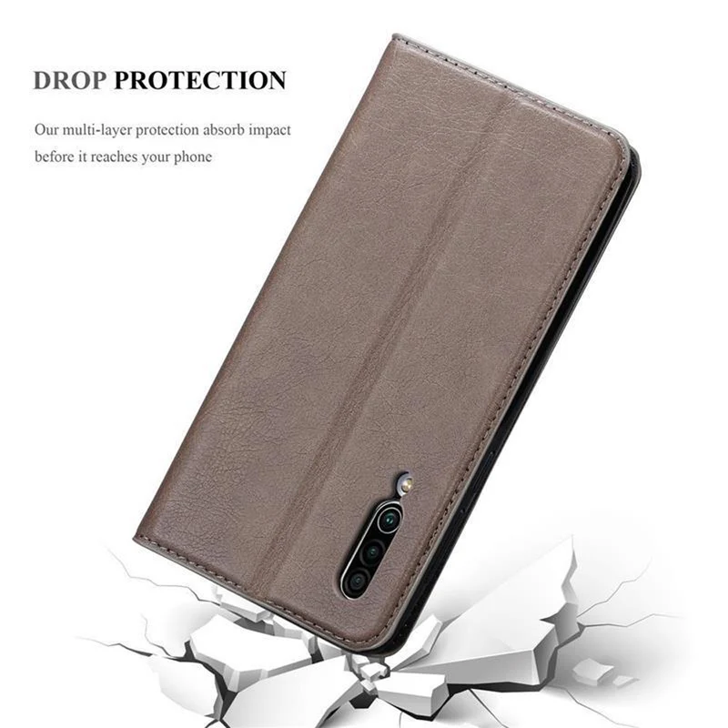 Cadorabo Hülle kompatibel mit MEIZU 16Xs Schutzhülle mit Magnetverschluss, Standfunktion und Kartenfach