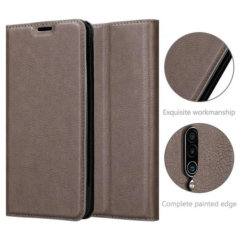 Cadorabo Hülle kompatibel mit MEIZU 16Xs Schutzhülle mit Magnetverschluss, Standfunktion und Kartenfach