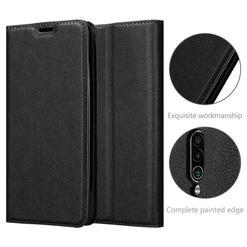 Cadorabo Hülle kompatibel mit MEIZU 16Xs Schutzhülle mit Magnetverschluss, Standfunktion und Kartenfach