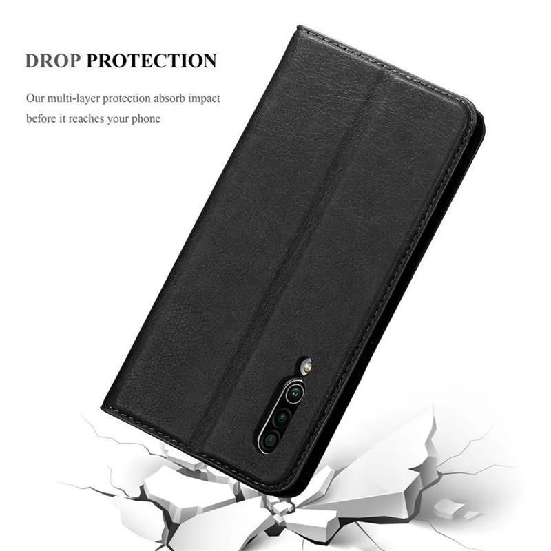 Cadorabo Hülle kompatibel mit MEIZU 16Xs Schutzhülle mit Magnetverschluss, Standfunktion und Kartenfach
