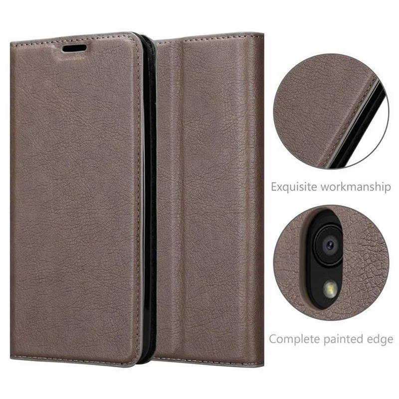 Cadorabo Hülle kompatibel mit ZTE Blade A5 2019 Schutzhülle mit Magnetverschluss, Standfunktion und Kartenfach