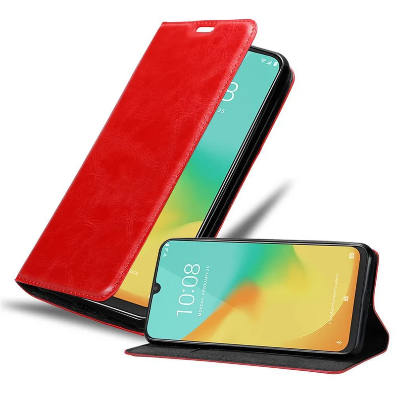 Cadorabo Hülle kompatibel mit ZTE Blade V10 VITA Schutzhülle mit Magnetverschluss, Standfunktion und Kartenfach
