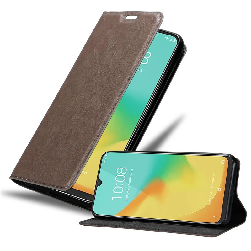 Cadorabo Hülle kompatibel mit ZTE Blade V10 VITA Schutzhülle mit Magnetverschluss, Standfunktion und Kartenfach