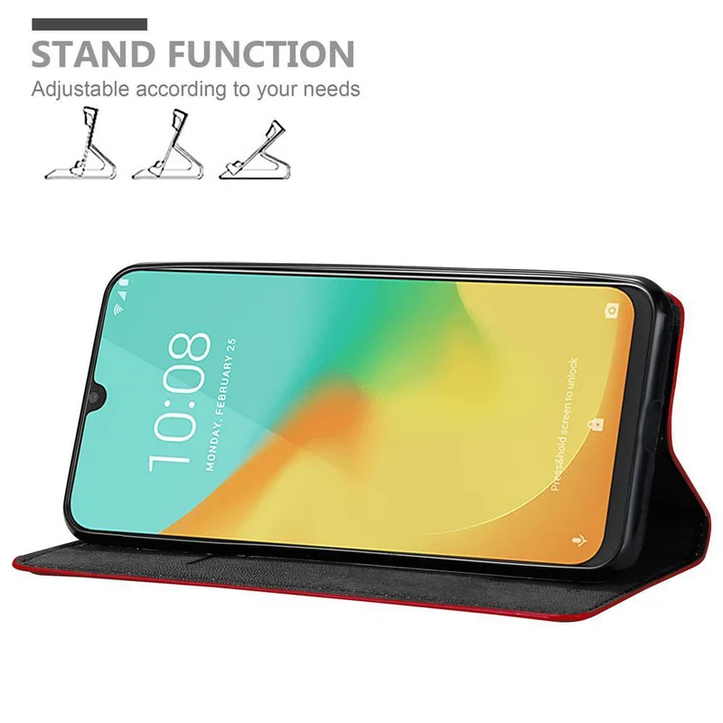 Cadorabo Hülle kompatibel mit ZTE Blade V10 VITA Schutzhülle mit Magnetverschluss, Standfunktion und Kartenfach