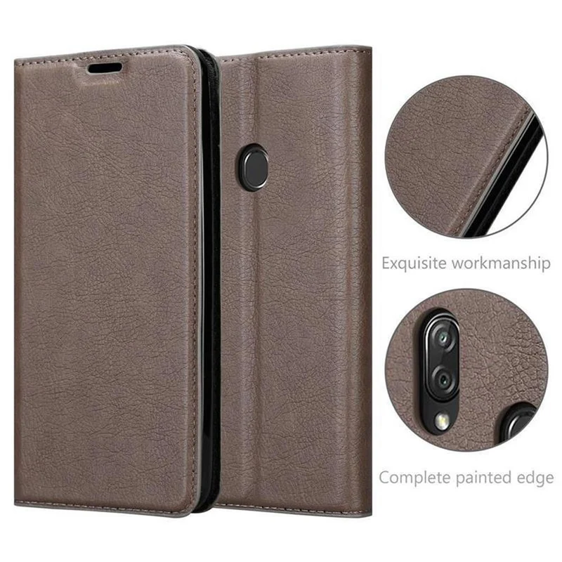 Cadorabo Hülle kompatibel mit ZTE Blade V10 VITA Schutzhülle mit Magnetverschluss, Standfunktion und Kartenfach