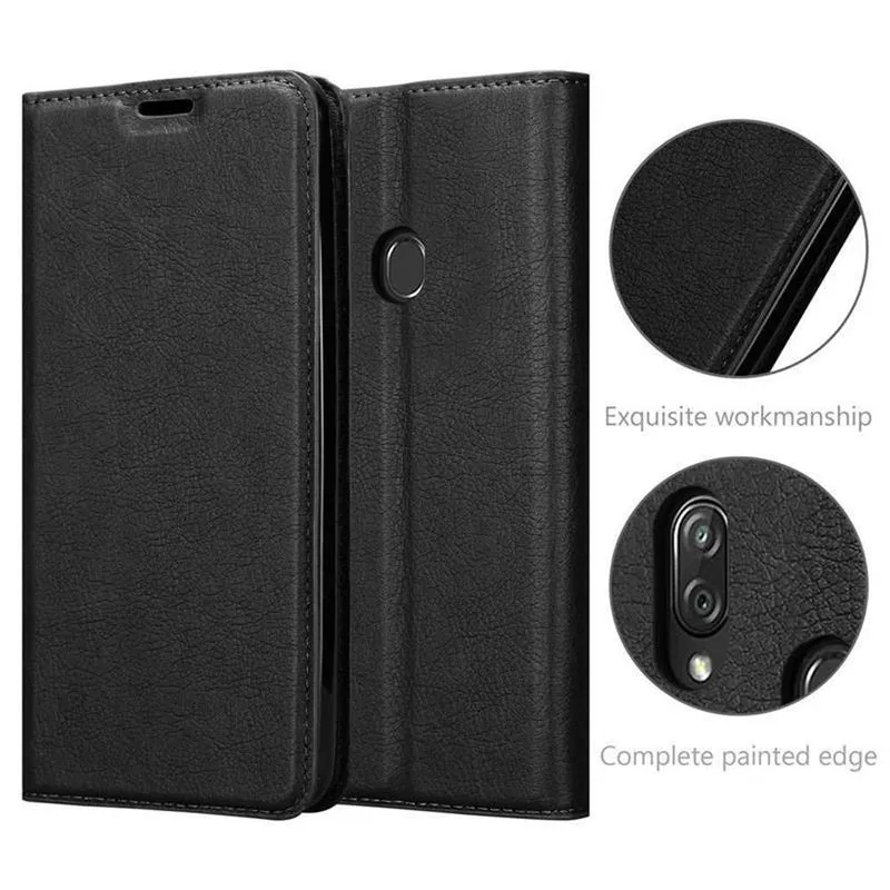 Cadorabo Hülle kompatibel mit ZTE Blade V10 VITA Schutzhülle mit Magnetverschluss, Standfunktion und Kartenfach