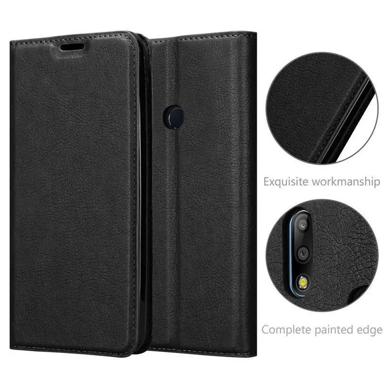 Cadorabo Hülle kompatibel mit Asus ZenFone MAX PRO M2 (6.3 Zoll) Schutzhülle mit Magnetverschluss, Standfunktion und Kartenfach