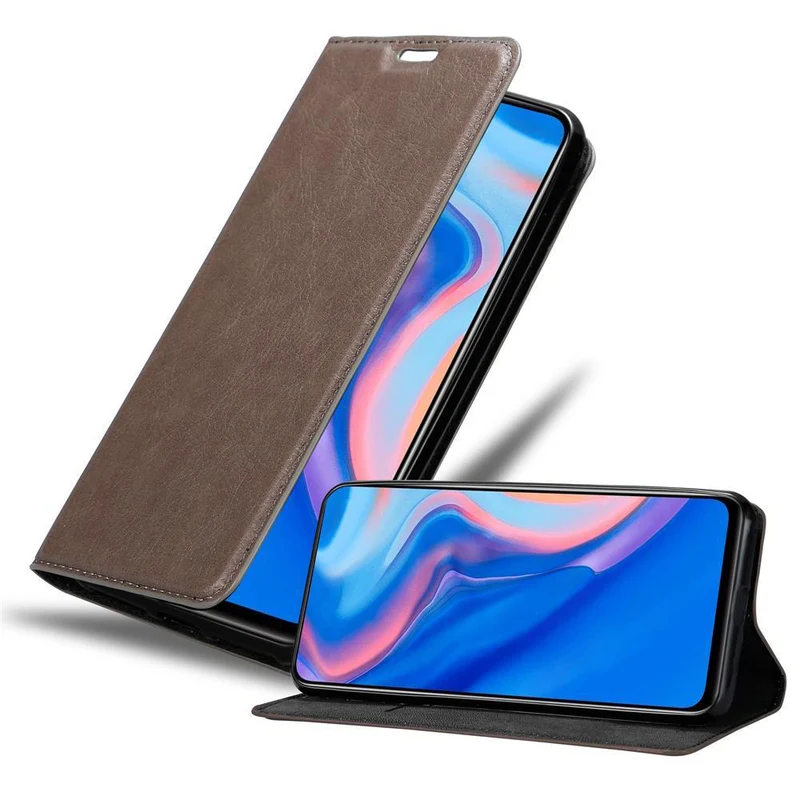 Cadorabo Hülle kompatibel mit Huawei P SMART Z / Y9 PRIME 2019 / Enjoy 10 PLUS Schutzhülle mit Magnetverschluss, Standfunktion und Kartenfach