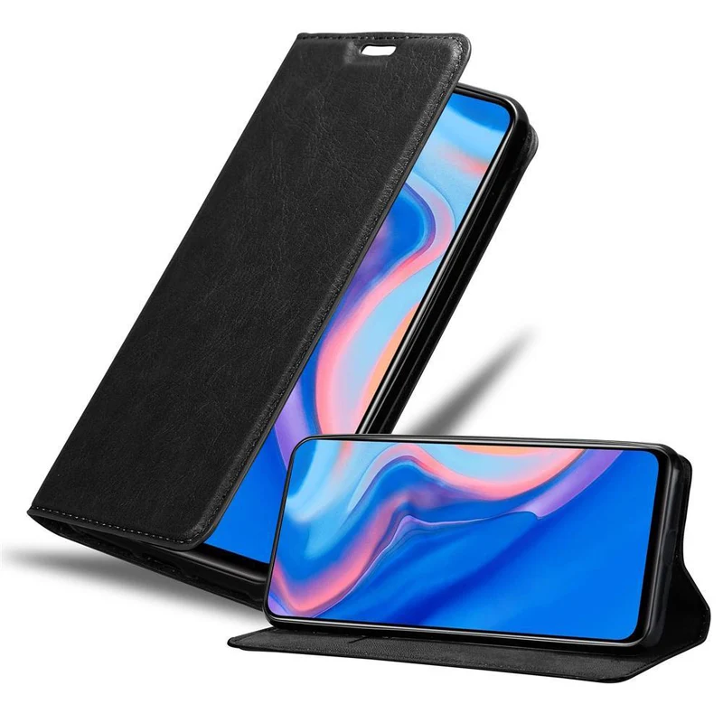 Cadorabo Hülle kompatibel mit Huawei P SMART Z / Y9 PRIME 2019 / Enjoy 10 PLUS Schutzhülle mit Magnetverschluss, Standfunktion und Kartenfach