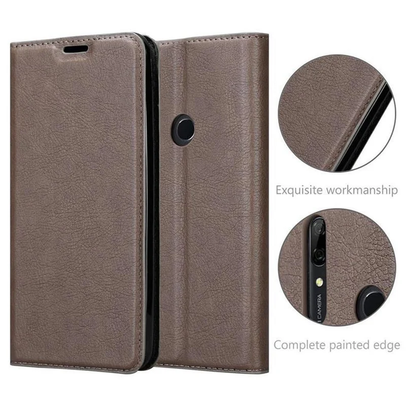 Cadorabo Hülle kompatibel mit Huawei P SMART Z / Y9 PRIME 2019 / Enjoy 10 PLUS Schutzhülle mit Magnetverschluss, Standfunktion und Kartenfach