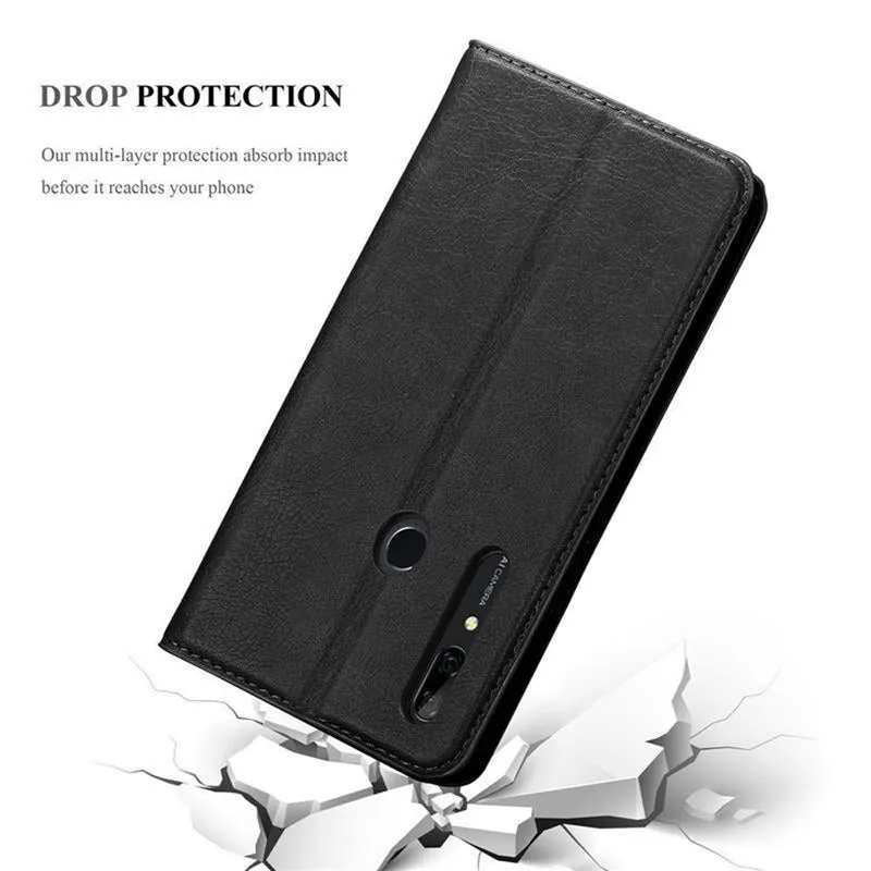 Cadorabo Hülle kompatibel mit Huawei P SMART Z / Y9 PRIME 2019 / Enjoy 10 PLUS Schutzhülle mit Magnetverschluss, Standfunktion und Kartenfach