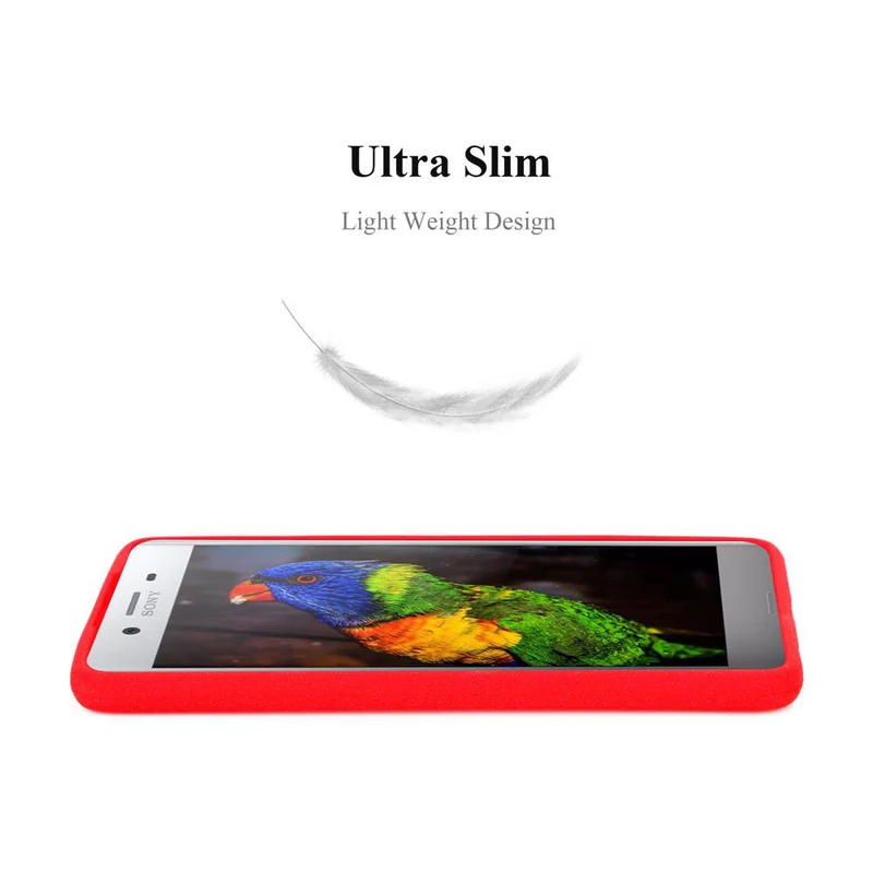 Cadorabo Hülle kompatibel mit Sony Xperia XZ PREMIUM Schutzhülle aus flexiblem TPU Silikon
