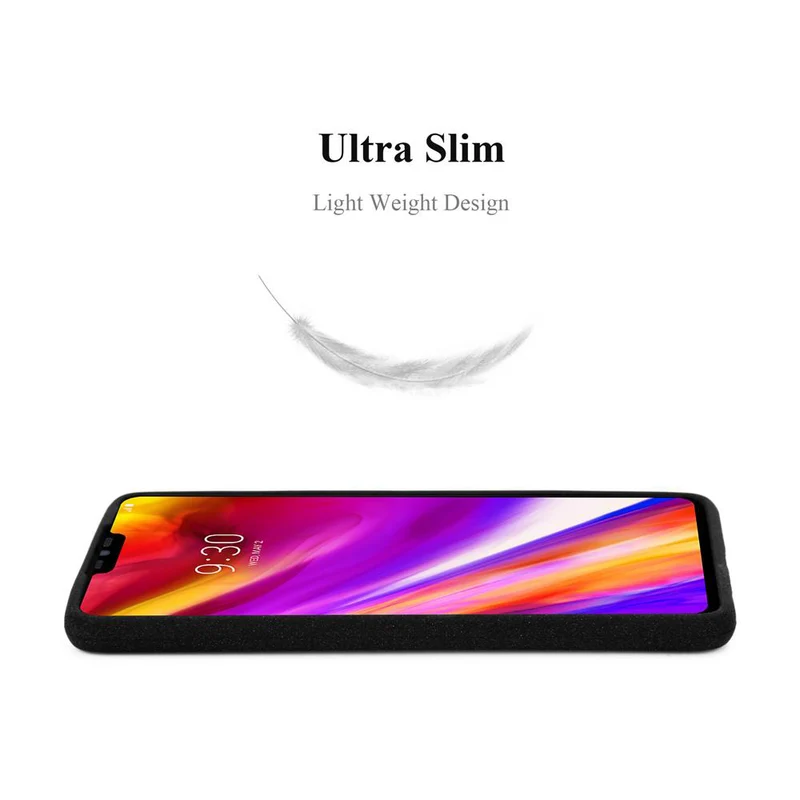 Cadorabo Hülle kompatibel mit LG G7 ThinQ / FIT / ONE Schutzhülle aus flexiblem TPU Silikon