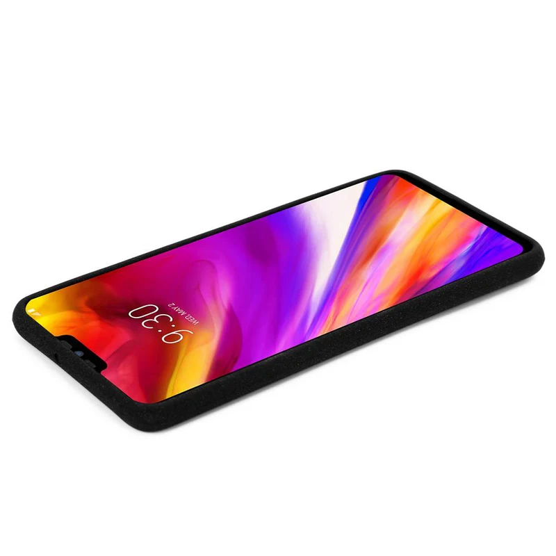 Cadorabo Hülle kompatibel mit LG G7 ThinQ / FIT / ONE Schutzhülle aus flexiblem TPU Silikon