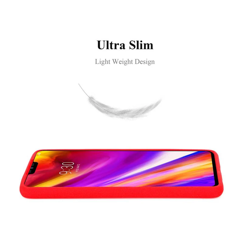 Cadorabo Hülle kompatibel mit LG G7 ThinQ / FIT / ONE Schutzhülle aus flexiblem TPU Silikon