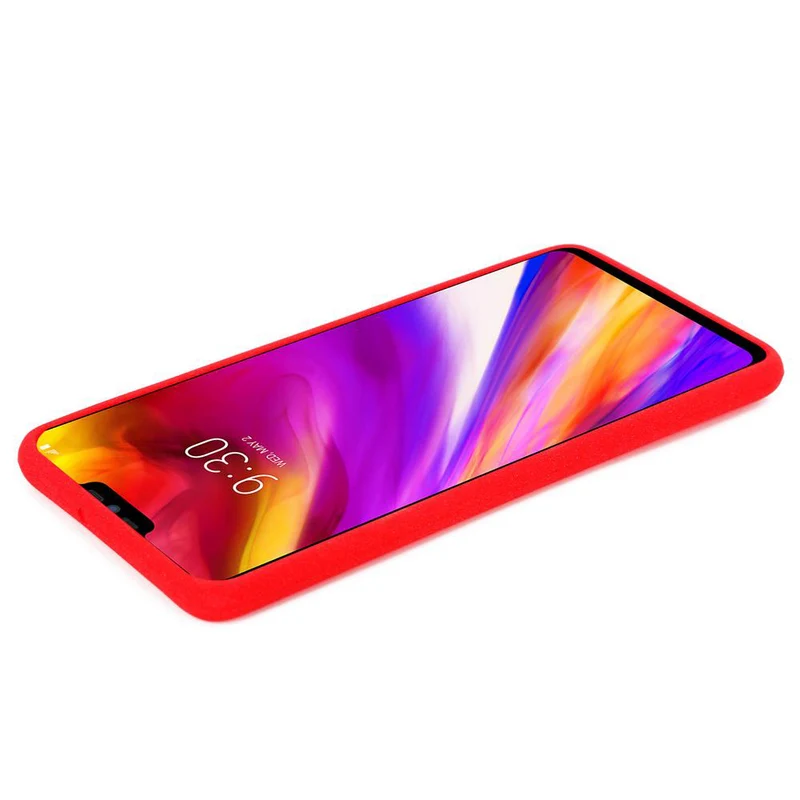 Cadorabo Hülle kompatibel mit LG G7 ThinQ / FIT / ONE Schutzhülle aus flexiblem TPU Silikon