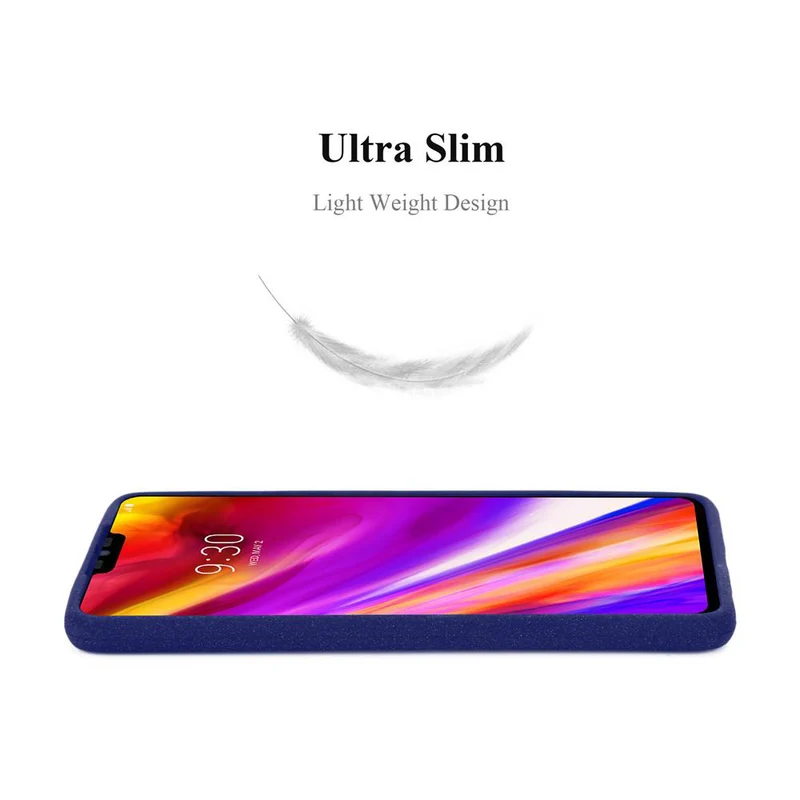 Cadorabo Hülle kompatibel mit LG G7 ThinQ / FIT / ONE Schutzhülle aus flexiblem TPU Silikon
