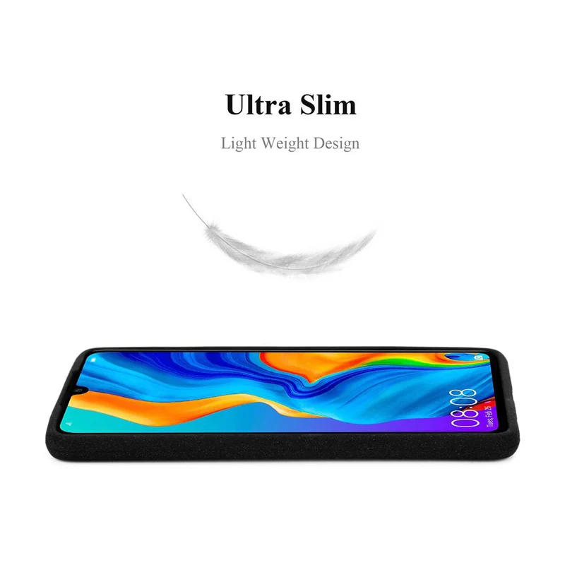 Cadorabo Hülle kompatibel mit Huawei P30 LITE Schutzhülle aus flexiblem TPU Silikon