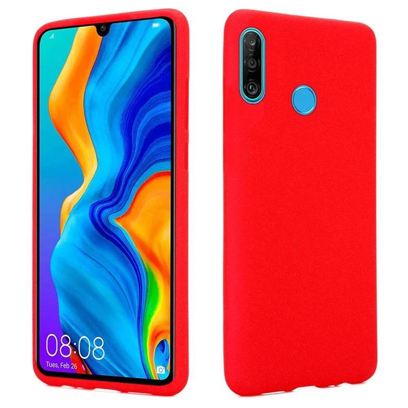 Cadorabo Hülle kompatibel mit Huawei P30 LITE Schutzhülle aus flexiblem TPU Silikon
