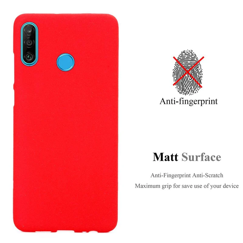 Cadorabo Hülle kompatibel mit Huawei P30 LITE Schutzhülle aus flexiblem TPU Silikon