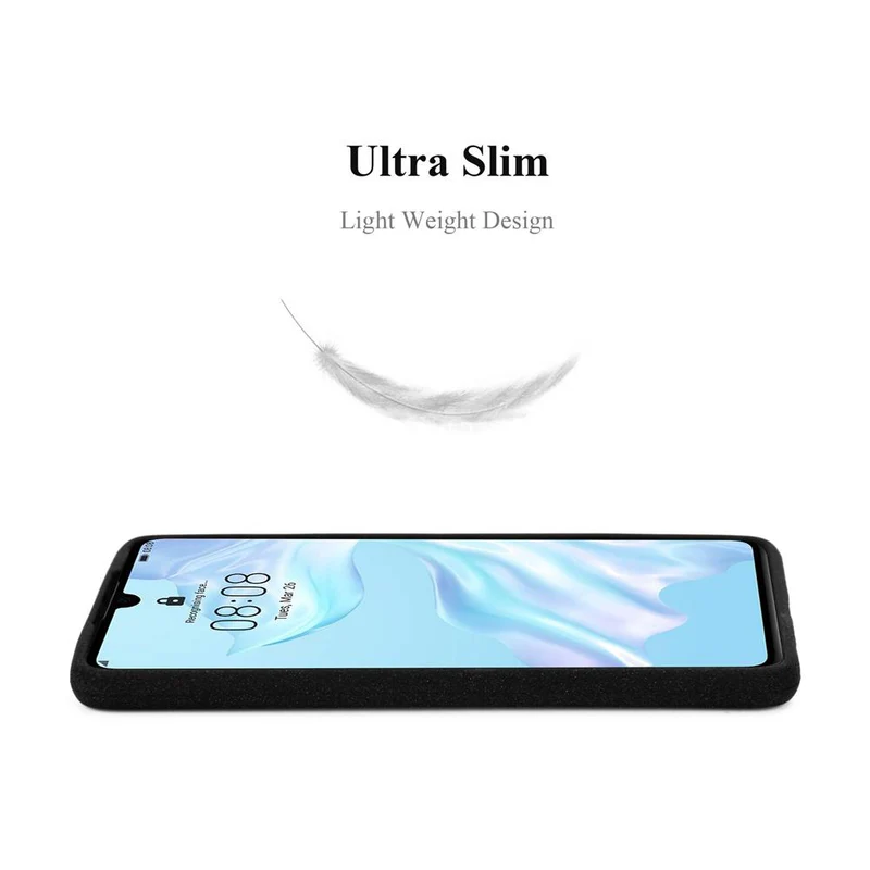 Cadorabo Hülle kompatibel mit Huawei P30 Schutzhülle aus flexiblem TPU Silikon