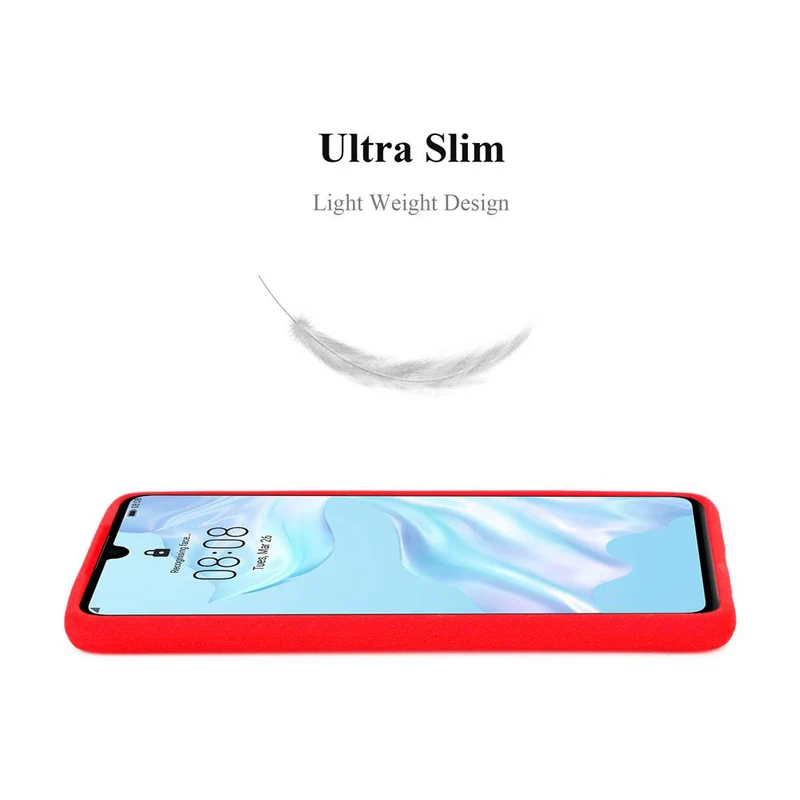 Cadorabo Hülle kompatibel mit Huawei P30 Schutzhülle aus flexiblem TPU Silikon