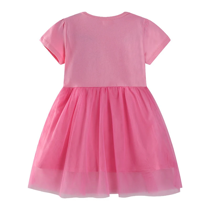 Mädchen Tüllkleid mit Einhornapplikation Drune