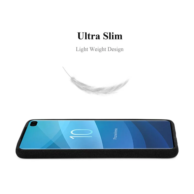 Cadorabo Hülle kompatibel mit Samsung Galaxy S10 PLUS Schutzhülle aus flexiblem TPU Silikon
