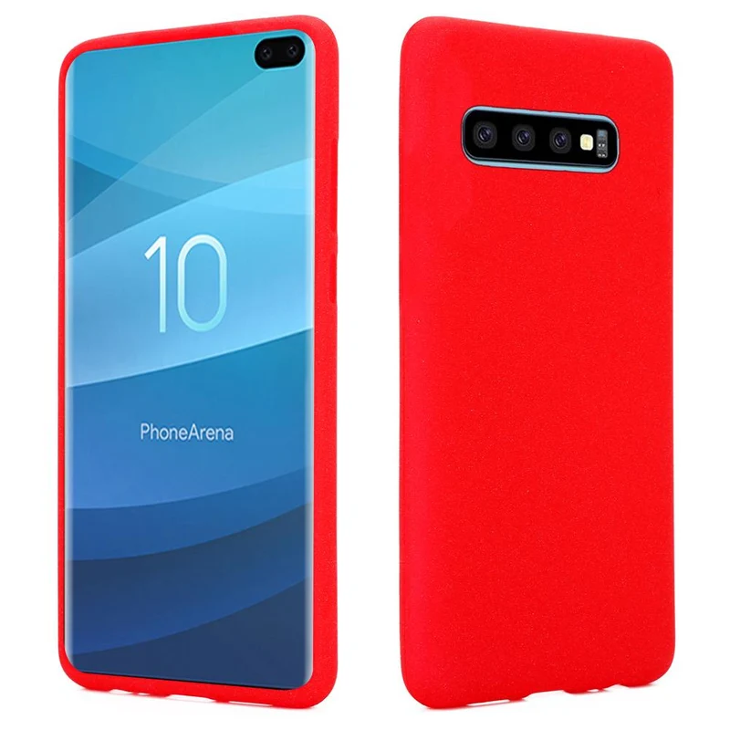 Cadorabo Hülle kompatibel mit Samsung Galaxy S10 PLUS Schutzhülle aus flexiblem TPU Silikon