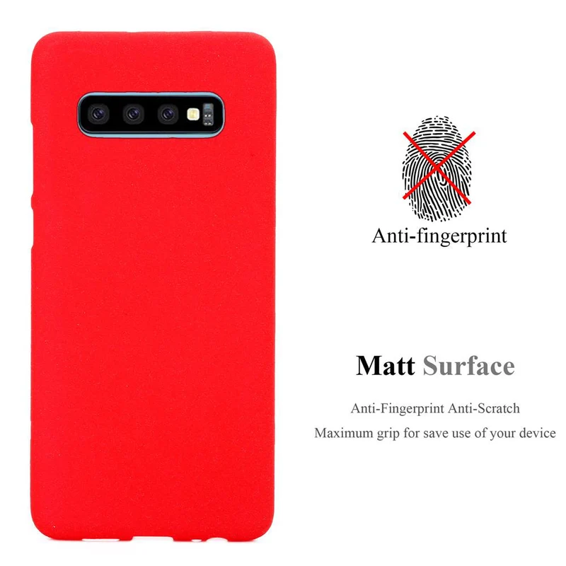 Cadorabo Hülle kompatibel mit Samsung Galaxy S10 PLUS Schutzhülle aus flexiblem TPU Silikon